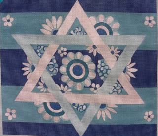 EA148 Blue Star of David by Alice Peterson (thumbnail)