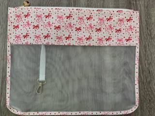 Pink & Red Bows Project Bag by Officially Needlepoint (thumbnail)