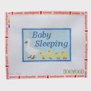 Blue Baby Sleeping by Dogwood Needlepoint (thumbnail)