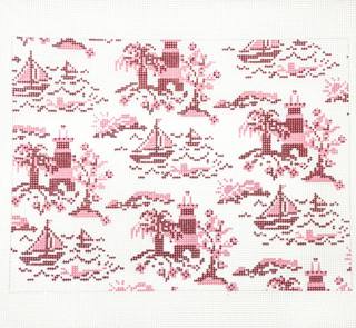 Red Summer Toile by Rachel Barri Designs (thumbnail)