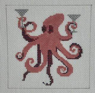 Octopus & Double Martini by Blue Ridge Stitchery (thumbnail)