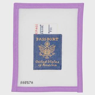Passport - Blue by Stitch Style Needlepoint (thumbnail)