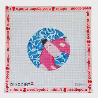 Flamingo Pool Float by Pinpoint Needlepoint (thumbnail)