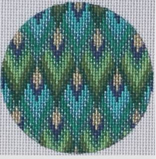 Bargello Round by Danji Designs (thumbnail)
