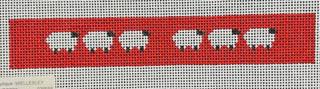 RED SHEEP FOB by Goodpoint Needlepoint (thumbnail)