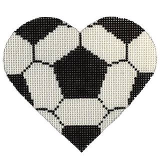 Soccer Ball Heart by Pepperberry Designs (thumbnail)