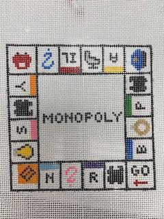 Mini Monopoly by Silver Stitch Needlepoint (thumbnail)