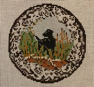 Transferware Dog Plate by The Gingham Stitchery (thumbnail)