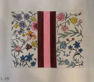 Floral Burgundy Stripe Single by Alice Peterson (thumbnail)