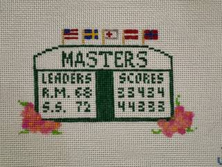 Masters Scoreboard by Jessica Tongel Designs (thumbnail)