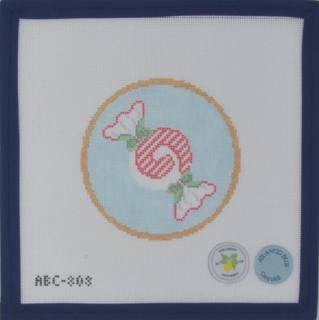 Peppermint Candy Round by Atlantic Blue Canvas (thumbnail)