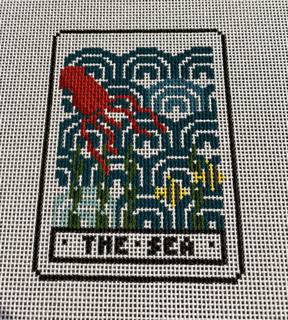 Tarot Card:The Sea by Fire and Iris Designs (thumbnail)