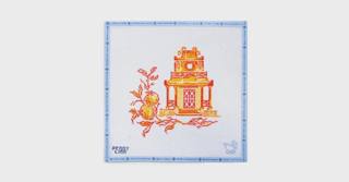 Orange Persimmon Pagoda by Penny Linn Designs (thumbnail)