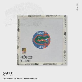 University of Florida 3" Round by Hedgehog Needlepoint (thumbnail)