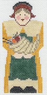 Thanksgiving Pilgrim Lady by Kathy Schenkel (thumbnail)