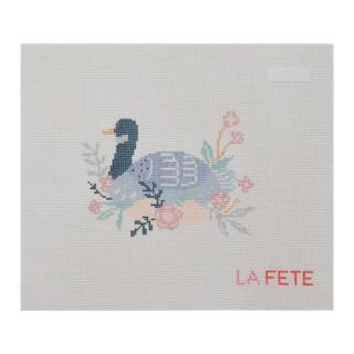 12 Days Of Christmas - Six Geese A-Laying Hand Painted Needlepoint Canvas by La Fete Needlepoint (thumbnail)