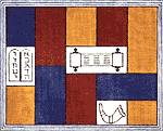 Judaic Patchwork Tallit by Gone Stitching (thumbnail)