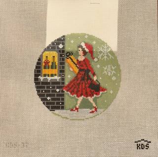 Betty Loves Bubbles #4 Box of Champagne plus Stitch Guide by The Gingham Stitchery (thumbnail)