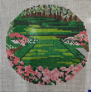 Augusta Round by Anne Fisher Needlepoint (thumbnail)