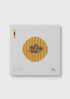 Monarch Round by Goodpoint Needlepoint (thumbnail)