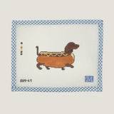 Hot Dog Canvas by Maura Nolan Designs (thumbnail)