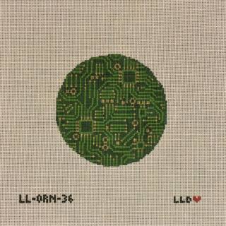 Circuit Board Round 18 by Laura Love Designs (thumbnail)
