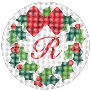 Monogram Wreath R by Pepperberry Designs (thumbnail)