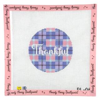 Thankful Plaid Round - Spring Colors by Lauren Bloch Designs (thumbnail)