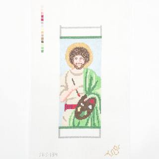 Saint Bob Ross Candle by Spellbound Stitchery (thumbnail)