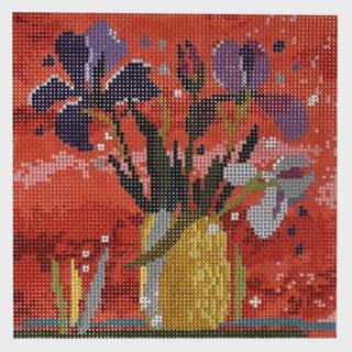 Yellow Vase with Flowers by Birds of A Feather Designs (thumbnail)