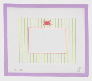 Crab Striped Frame - 4" x 6" by Lycette Designs (thumbnail)