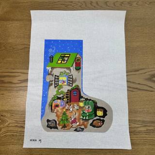 Squirrel Tree stocking (18m) by Liz Goodrick-Dillon (Tapestry Tent, via Susan Roberts) (thumbnail)