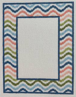 Rainbow Squiggle Frame by Goodpoint Needlepoint (thumbnail)
