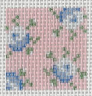 Blue Floral w/Pink Background Insert by Planet Earth (thumbnail)