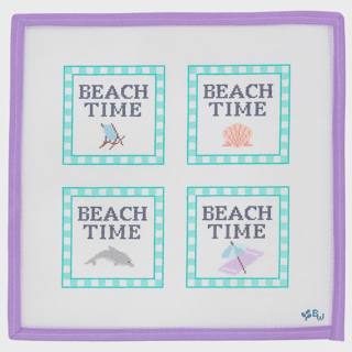 Beach Time Coasters by Boxwood Needlepoint (thumbnail)