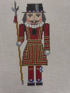 7" Nutcracker, Beefeater by Liz Goodrick-Dillon (Tapestry Tent, via Susan Roberts) (thumbnail)