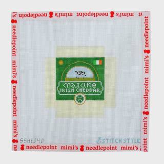 3D Irish Cheddar Cheese Canvas by Stitch Style Needlepoint (thumbnail)