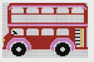 London Bus by Stitchtent (thumbnail)