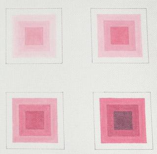 pink ombre coaster set by Initial K Studio (thumbnail)