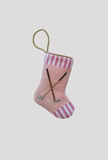 Tee Time Tidings in Pink (Golf) by Bauble Stockings (thumbnail)