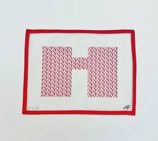 Y Pattern Clutch – Pink by Anne Fisher Needlepoint (thumbnail)