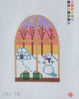 Snowy Skies by Saturnalia Stitching (thumbnail)