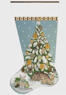 1988 Wintergreen Tree Sock by Mary Lake Thompson (via Melissa Shirley) (thumbnail)