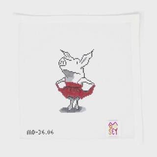 Pig Ready for the Red Carpet by Mopsey Designs (thumbnail)