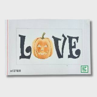 Pumpkin Love Canvas by A Stitch in Time (thumbnail)