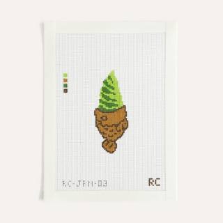 Taiyaki Matcha by RenniCo Needlepoint (thumbnail)