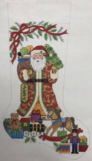 santa with toys, nutcracker by Alexa Needlepoint Designs (thumbnail)