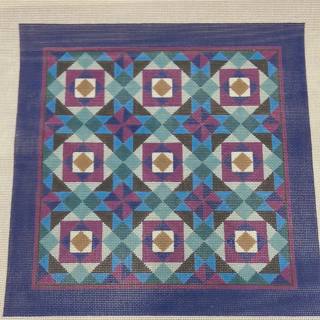 Colonial Garden Quilt by Liz Goodrick-Dillon (Tapestry Tent, via Susan Roberts) (thumbnail)