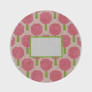 Pickleball Round - Pink by Atlantic Blue Canvas (thumbnail)