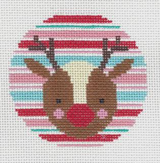 Reindeer Stripes by Blueberry Point Canvas (thumbnail)